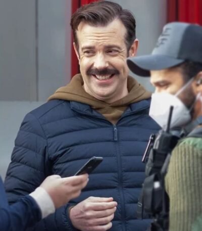 Jason Sudeikis Ted Lasso Quilted Puffer Jacket