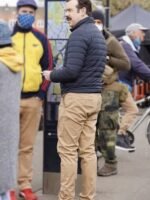 Jason Sudeikis Ted Lasso Quilted Puffer Jacket