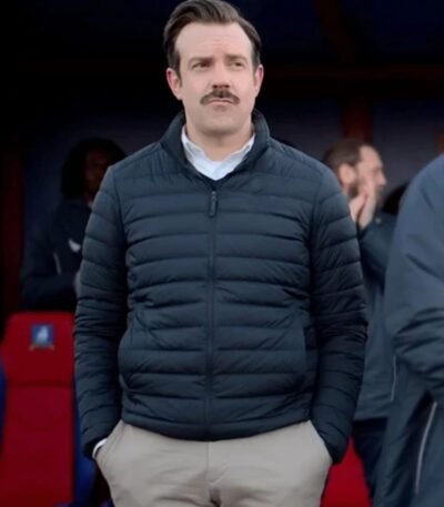 Jason Sudeikis Ted Lasso Quilted Puffer Jacket