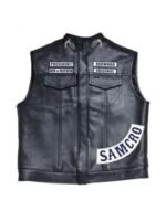 Jax Teller Sons Of Anarchy SOA Leather Vest