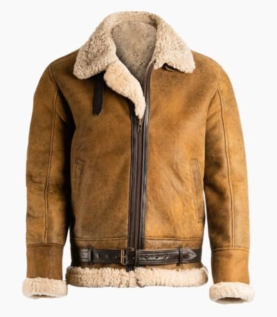Jay Brown Sheepskin SF Leather Jacket