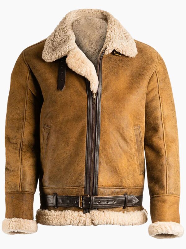 Jay Brown Sheepskin SF Leather Jacket