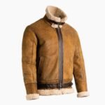 Jay Brown Sheepskin SF Leather Jacket