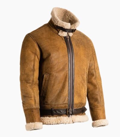 Jay Brown Sheepskin SF Leather Jacket