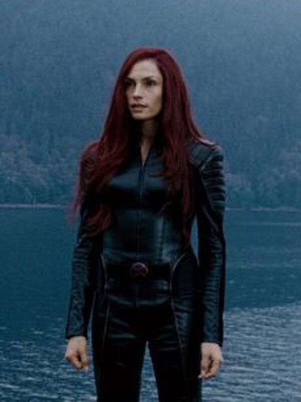 Jean Grey X-Men Black Leather Jacket