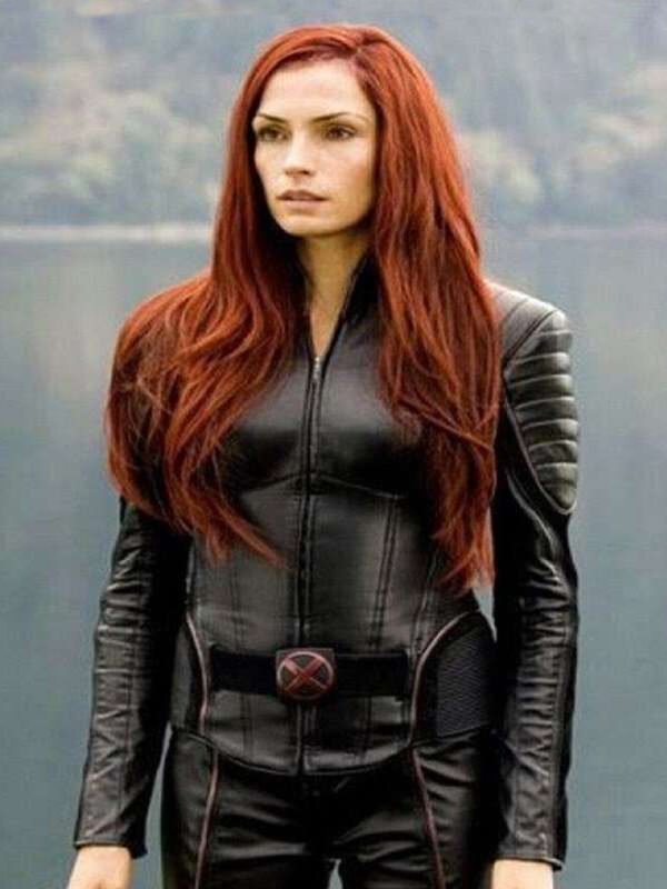 Jean Grey X-Men Black Leather Jacket