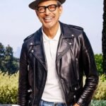 Jeff Goldblum Jurassic World Dominion Black Biker Jacket