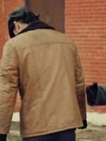 Jeffrey Fargo Dodd Gerhardt Black Fur Collar Leather Jacket