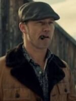 Jeffrey Fargo Dodd Gerhardt Black Fur Collar Leather Jacket