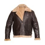 Jenking B3 Bomber Heavy Shearling Leather Jacket