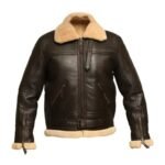 Jenking B3 Bomber Heavy Shearling Leather Jacket