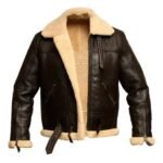 Jenking B3 Bomber Heavy Shearling Leather Jacket