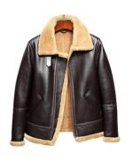 Jenkins Coffee Brown SF Bomber Genuine Leather Jacket