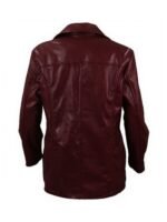 Jennifer Aniston Friends Rachel Green Maroon Leather Jacket