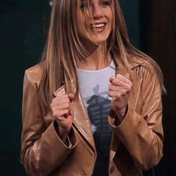 Jennifer Aniston Friends S05 Rachel Green Brown Jacket