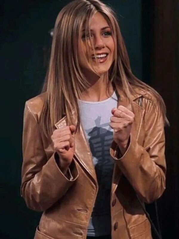 Jennifer Aniston Friends S05 Rachel Green Brown Jacket