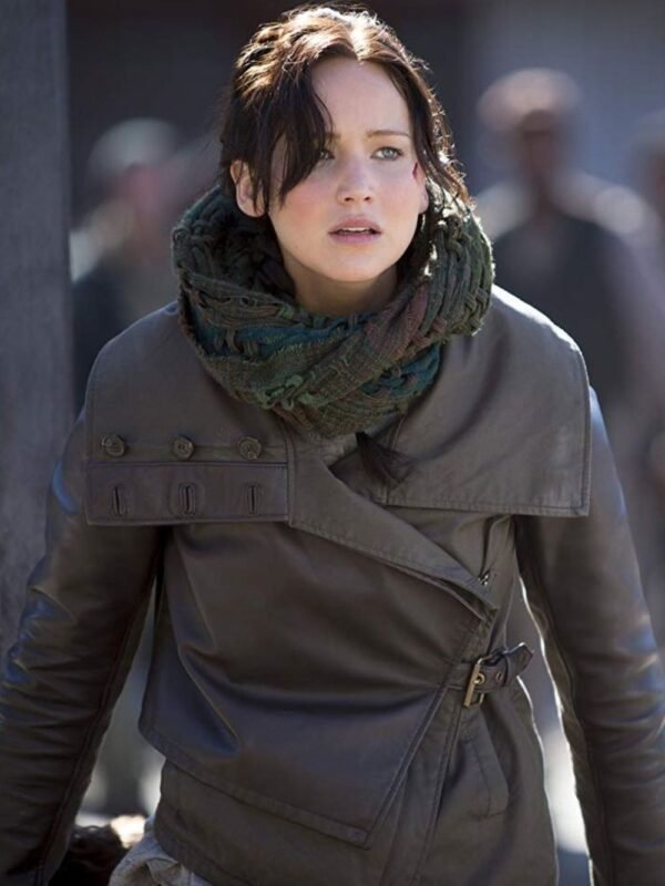 Jennifer Lawrence The Hunger Games Catching Fire Leather Jacket
