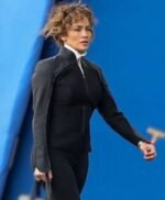 Jennifer Lopez Atlas 2024 Black Jacket