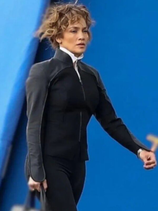 Jennifer Lopez Atlas 2024 Black Jacket