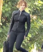 Jennifer Lopez Atlas 2024 Black Jacket