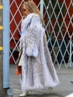 Jennifer Lopez Long Fur Coat