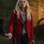 Jennifer Morrison Once Upon A Time Red Suede Jacket