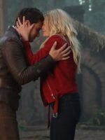 Jennifer Morrison Once Upon A Time Red Suede Jacket