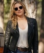 Jenny Hoyt Quilted Black Leather Jacket