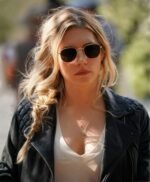 Jenny Hoyt Quilted Black Leather Jacket