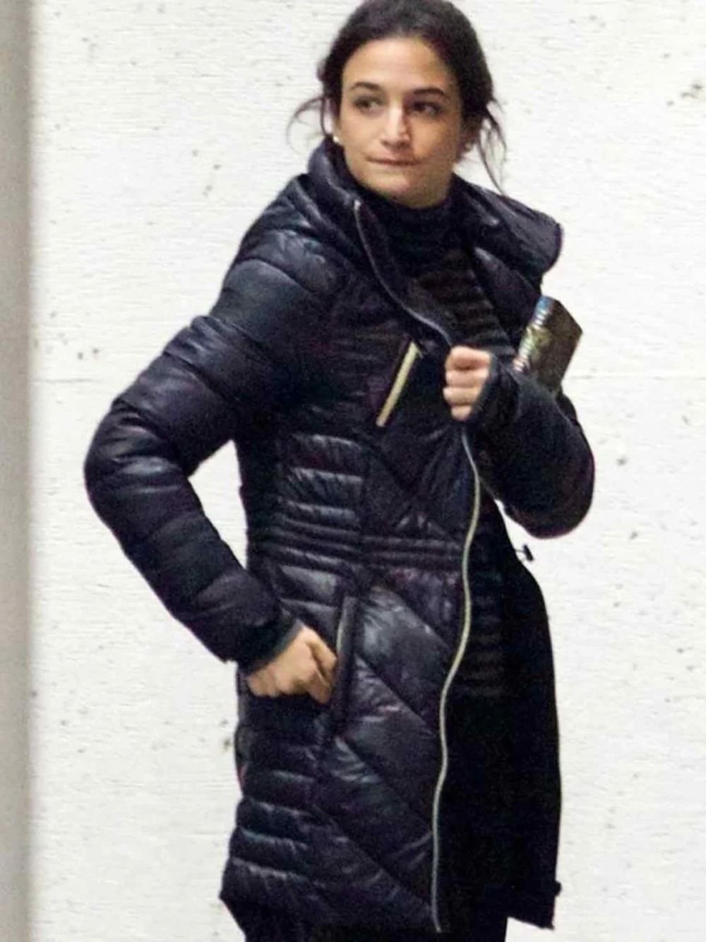 Jenny Slate Venom Dr. Dora Skirth Black Coat Jenny Slate Venom Dr. Dora Skirth Black Coat