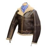 Jerry WW2 RAF Sheepskin Brown Jacket