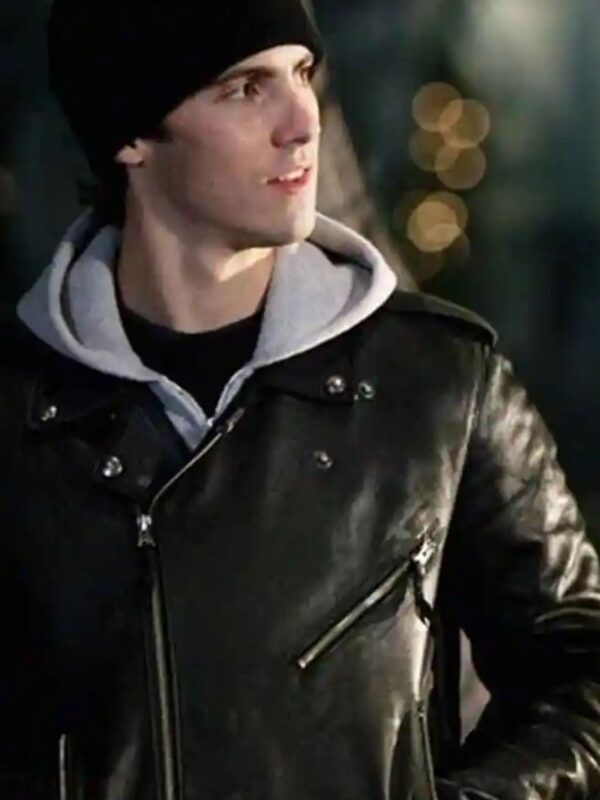 Jess Mariano Gilmore Girls Black Leather Jacket