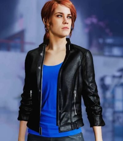 Jesse Faden Control Video Game Leather Jacket
