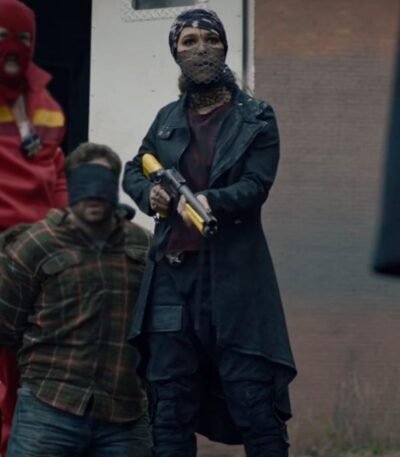 Jessica Camacho Watchmen Black Leather Coat