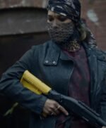 Jessica Camacho Watchmen Black Leather Coat