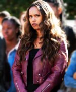 Jessica Davis 13 Reason Why Biker Jacket