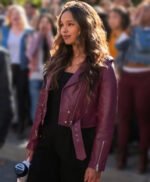 Jessica Davis 13 Reason Why Biker Jacket