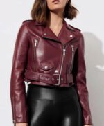 Jessica Davis 13 Reason Why Biker Jacket