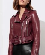 Jessica Davis 13 Reason Why Biker Jacket