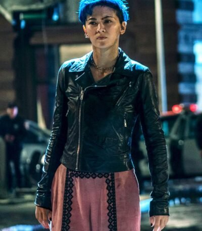 Jessica Henwick The Matrix Resurrections 4 Bugs Leather Jacket