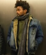 Jessica Jones Eka Darville Blue Denim Trucker Jacket