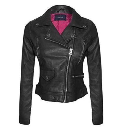 Jessica Jones Trish Walker Black Motorcycle Leather Jacket