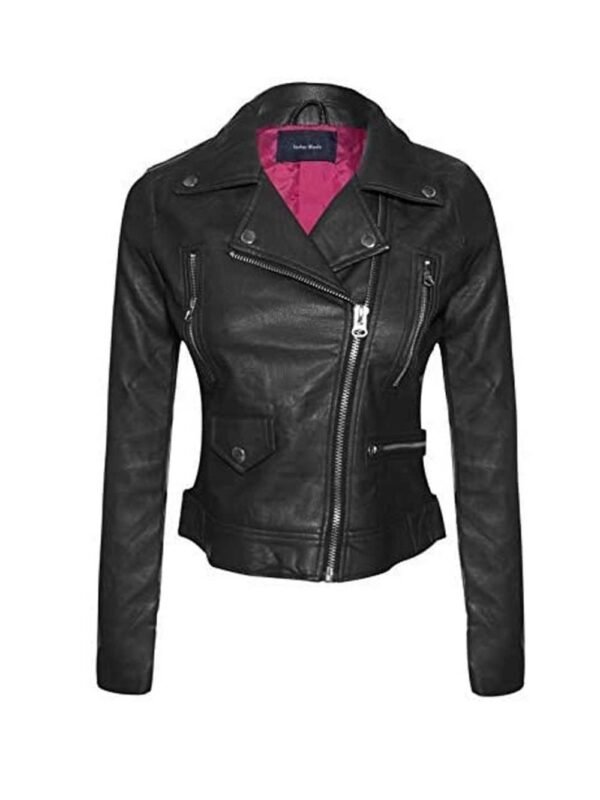 Jessica Jones Trish Walker Black Motorcycle Leather Jacket