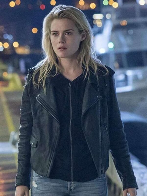 Jessica Jones Trish Walker Black Motorcycle Leather Jacket