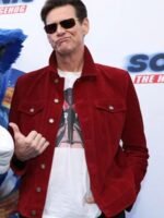 Jim Carrey Sonic the Hedgehog Event Red Jacket
