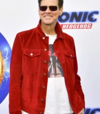 Jim Carrey Sonic the Hedgehog Event Red Jacket