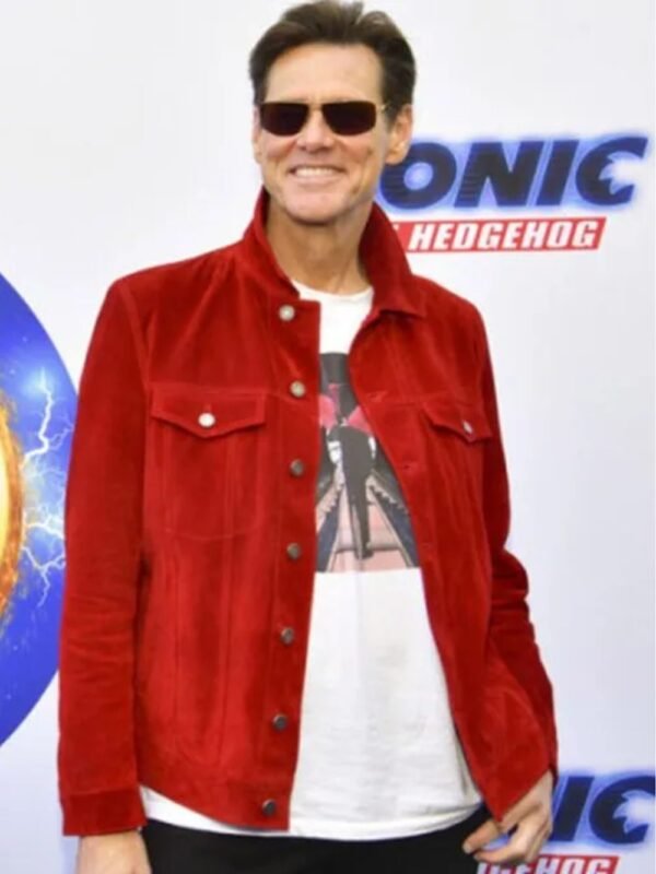 Jim Carrey Sonic the Hedgehog Event Red Jacket