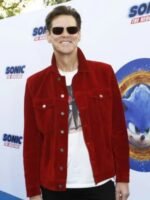 Jim Carrey Sonic the Hedgehog Event Red Jacket