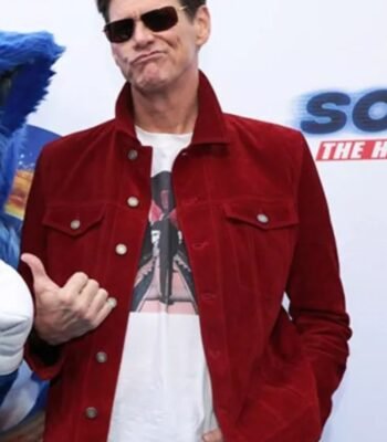 Jim Carrey Sonic the Hedgehog Event Red Jacket