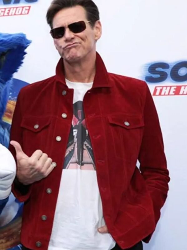 Jim Carrey Sonic the Hedgehog Event Red Jacket